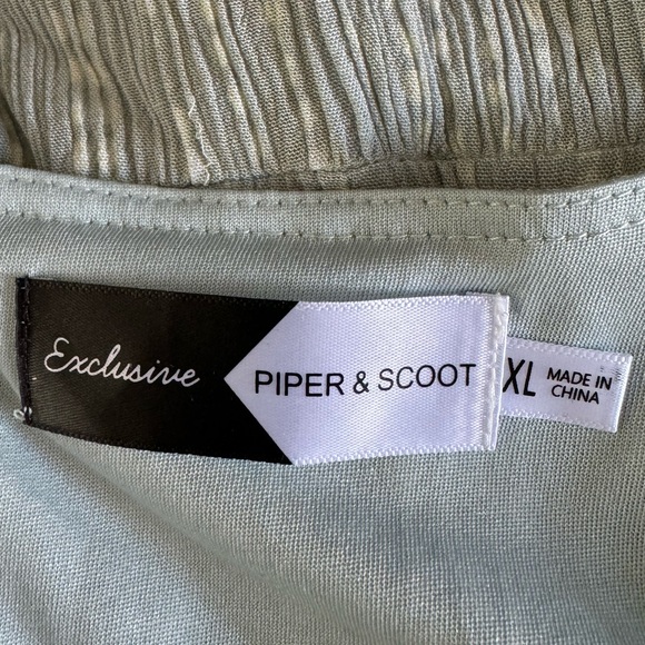 Piper and Scoot Mint Patterned Dress Size XL - Picture 4 of 6